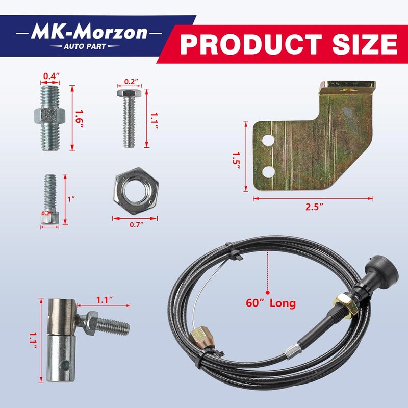 MK-Morzon P7100 Manual Fuel Shut Off Solenoid Cable Kit Compatible with Dodge Cummins P-pump 12V 4BT 6BT - Image 3